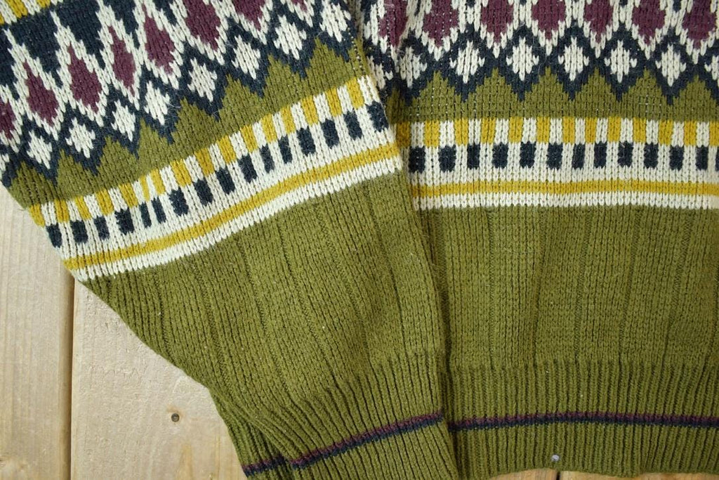 Vintage 1990s Cricketeer Knit Crewneck Sweater /