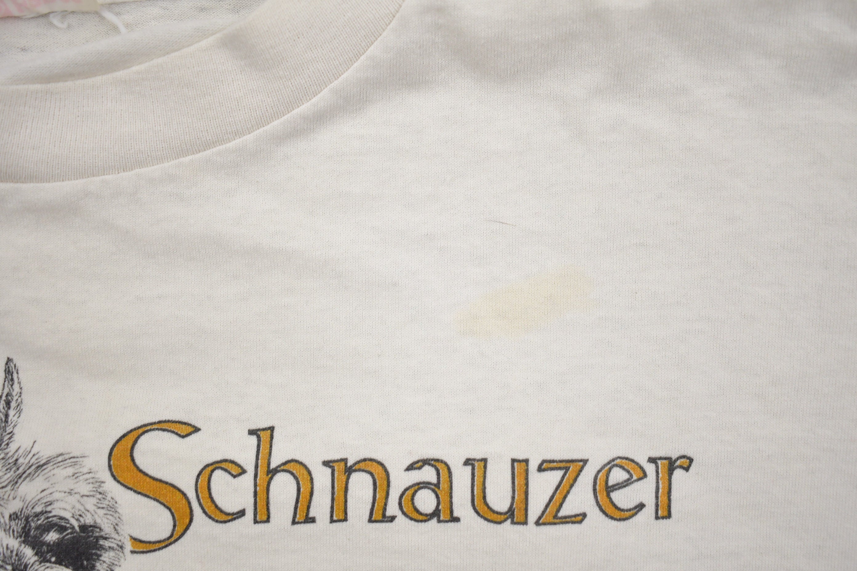 Vintage 1990s Schnauzer Graphic T-Shirt