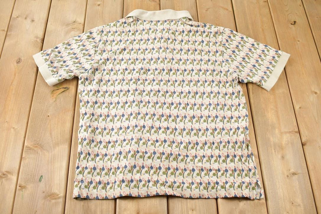 Vintage Y2K Woolrich All Over Print Polo Shirt / Y2K Button Up / Outdoorsman / Vintage Woolrich