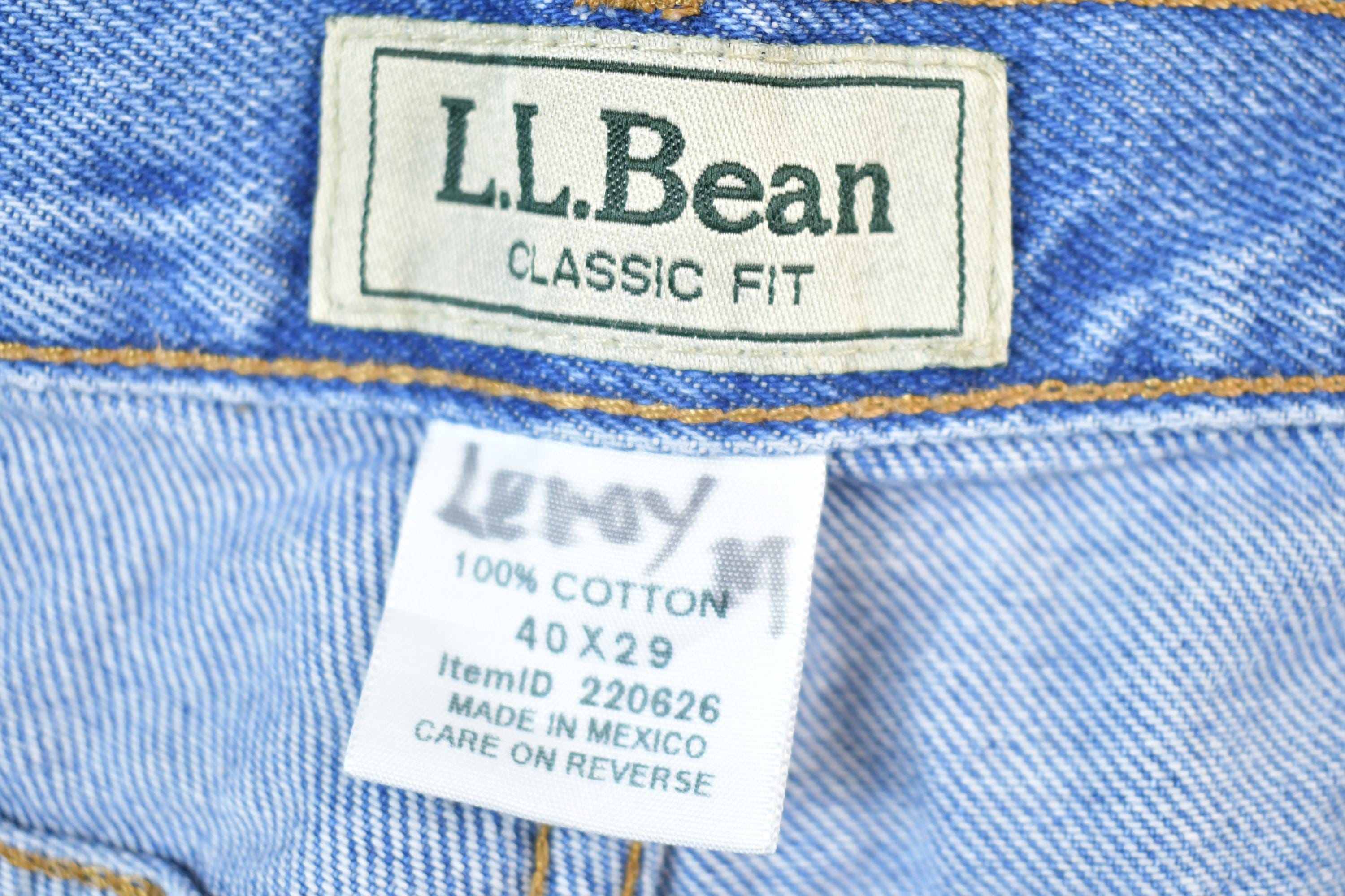 Vintage 1990s LL Bean Denim Jeans Size 40 x 29