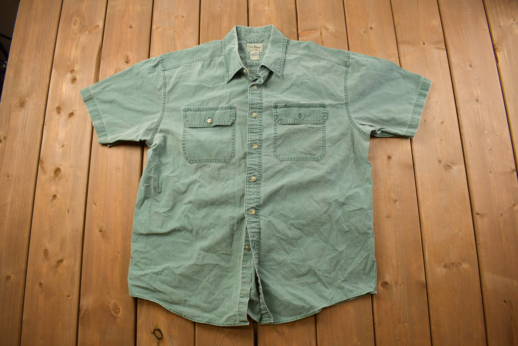 Vintage 1990s L.L. Bean Blank Button Up Shirt