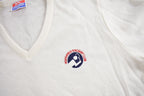 Vintage 1970s North Field Raqucet Club Knit V-Neck Sweater