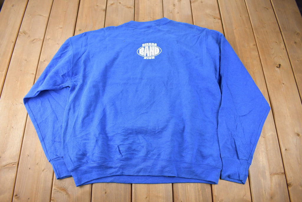 Vintage 1990s Sierra High Band Crewneck Sweatshirt Made In USA Size XXL