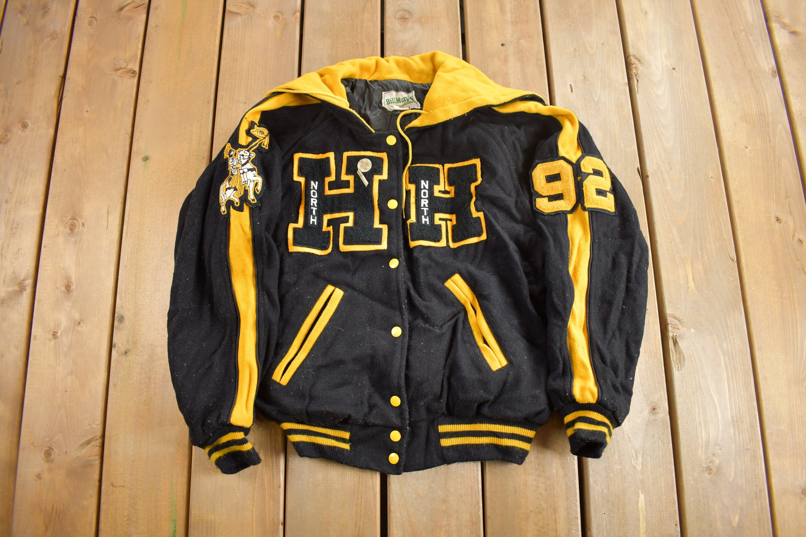 Vintage 1992 HH Wool Varsity Jacket