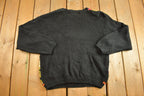 Vintage 1990s Knitted Floral Theme Crewneck Sweater