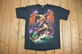 Vintage 1999 Liquid Blue Dragon Graphic With Tags