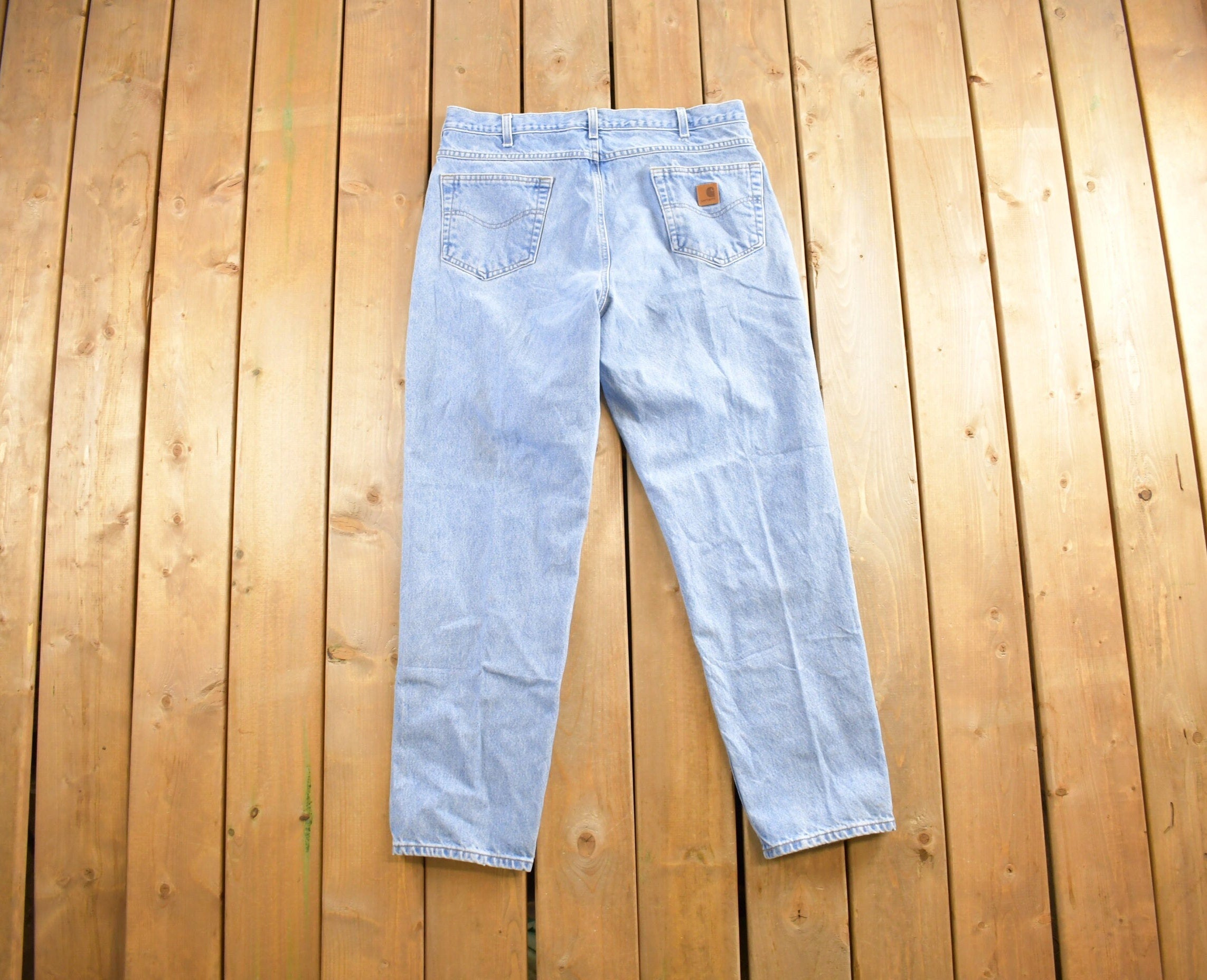 Vintage 1990s Carhartt Relaxed Fit Work Pants Size 38x32