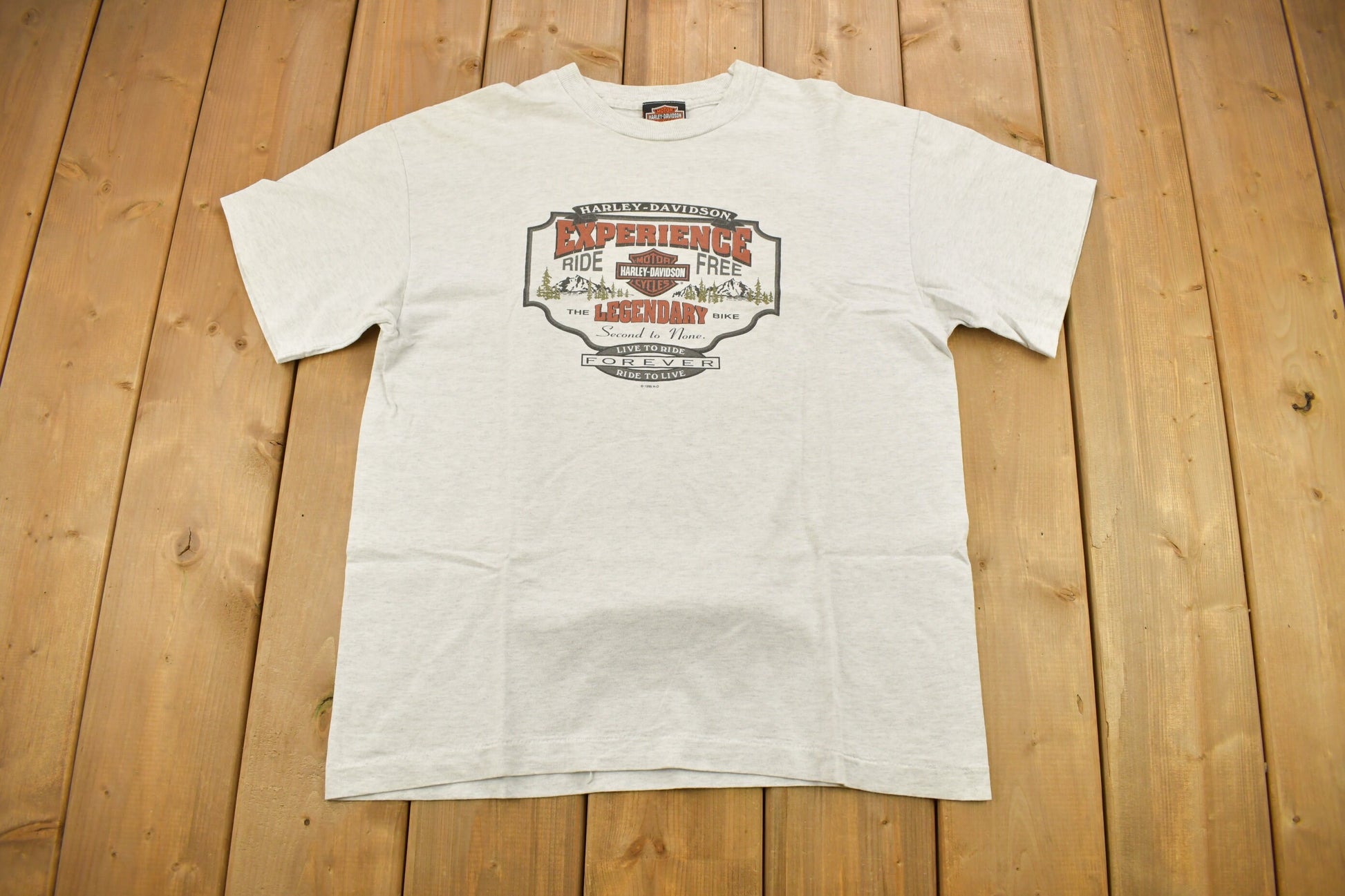 Vintage 1996 Fischer's Harley Davidson Vienna Austria T-Shirt