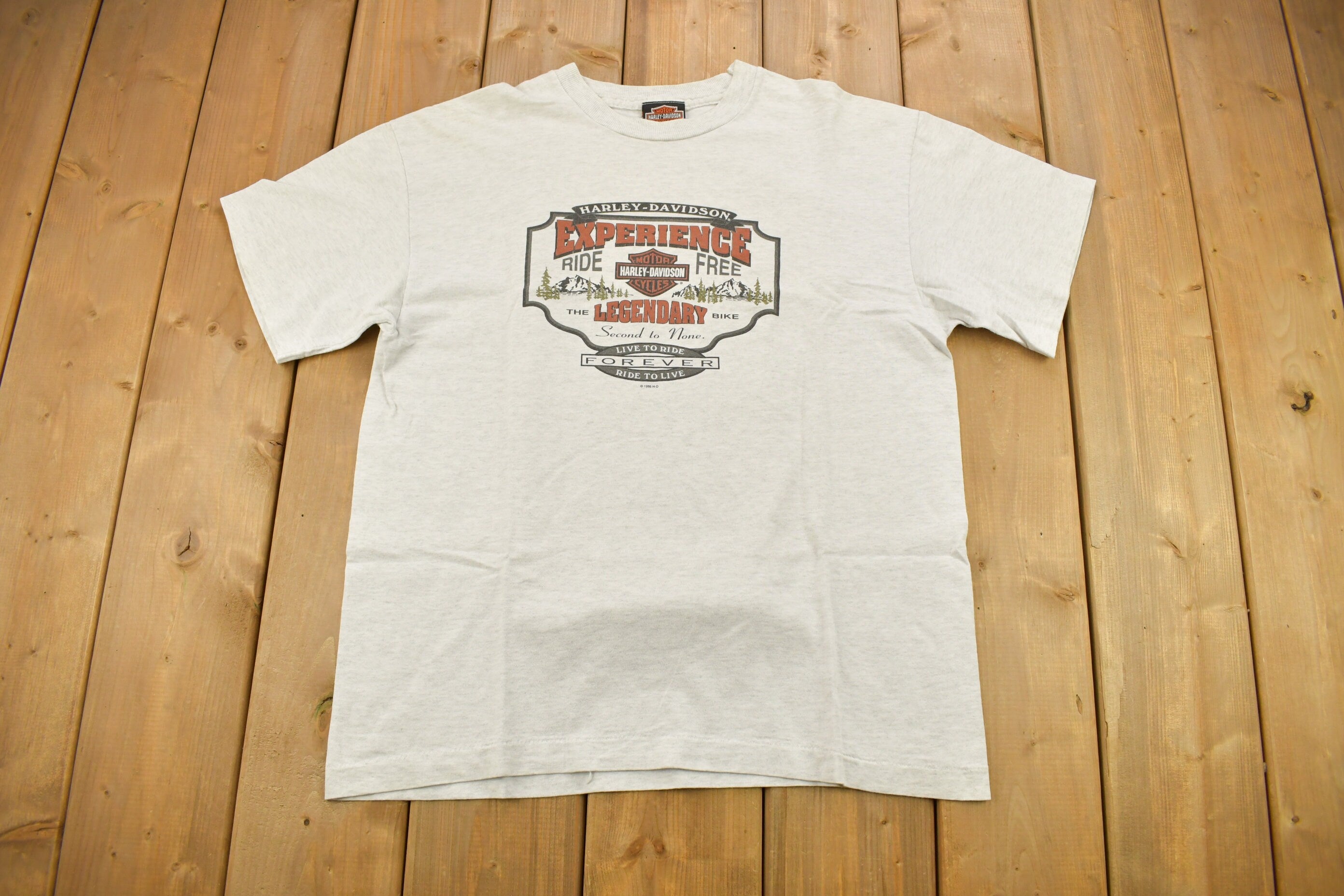 Vintage 1996 Fischer's Harley Davidson Vienna Austria T-Shirt