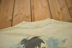 Vintage 1994 The Flintstones Fred Flintstone Double Sided Cartoon Promo T-Shirt