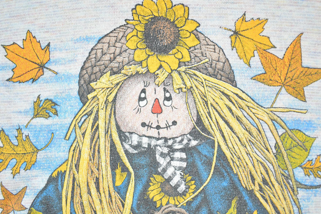 Vintage 1990s Native Sun Scarecrow Crewneck Sweatshirt Mens L