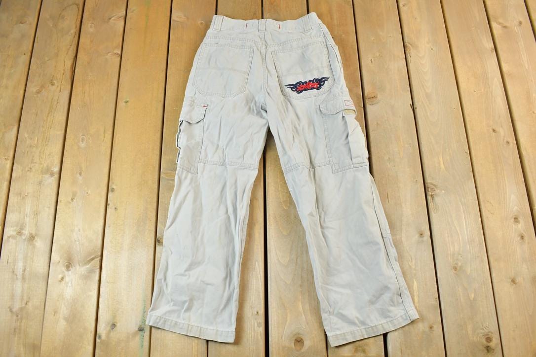 Vintage Y2K JNCO Denim Cargo Jeans Size