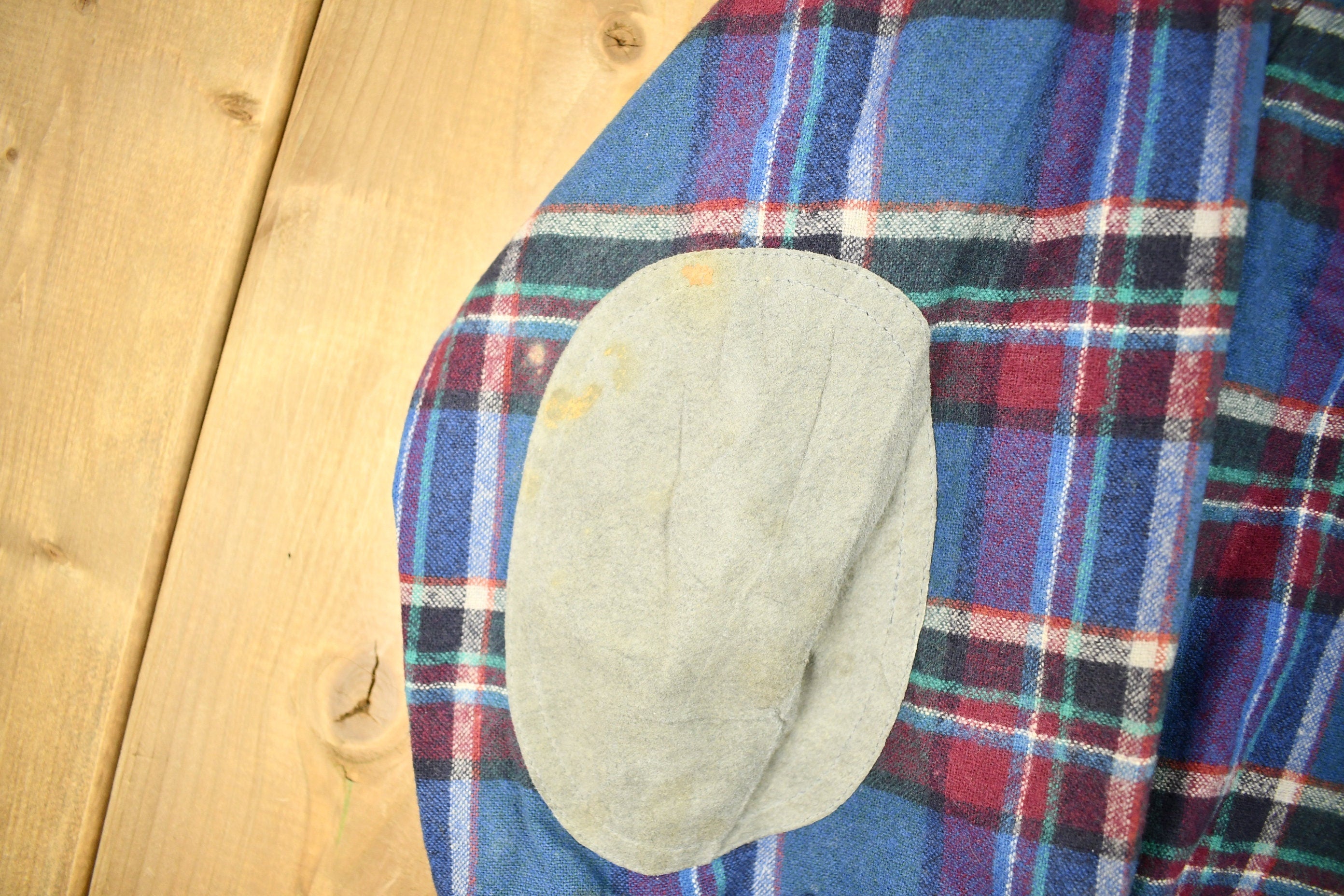 Vintage 1960s Pendleton Plaid Flannel Button Up Shirt