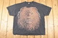 Vintage 1998 Thrashed King Of The Jungle Lion Face Souvenir T-Shirt Men's XXL