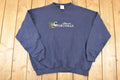 Vintage 1990s Minnesota Sportsman Embroidered Deer Crewneck Sweatshirt Mens XL