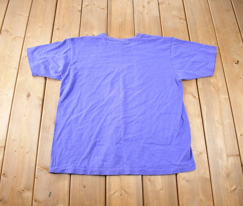 Vintage 1990s Northern Reflections Lake Landscape Souvenir T Shirt Made In Canada