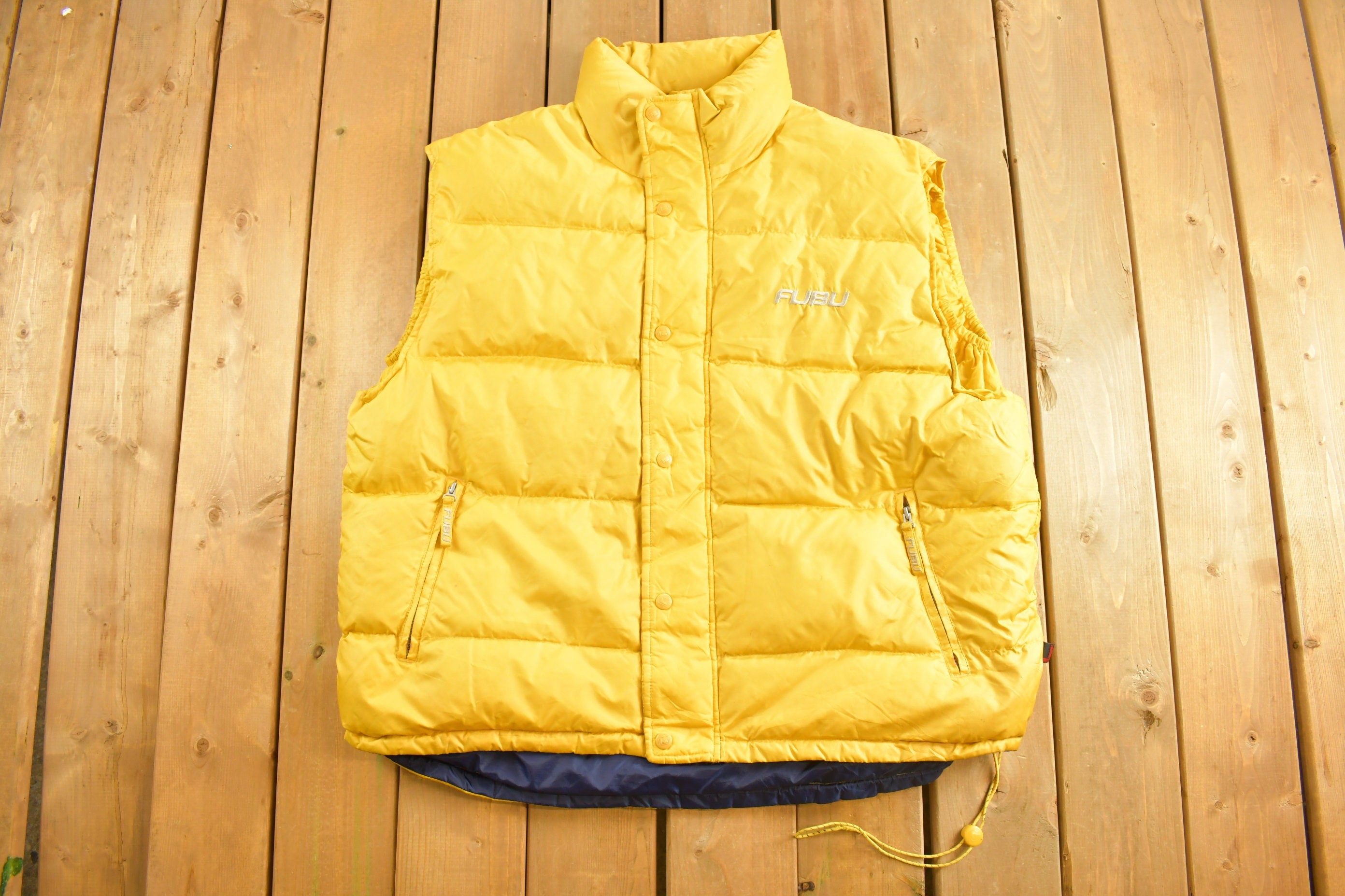 Vintage 1990s Fubu Jeans Puffer Vest