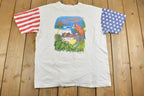 Vintage 1994 The Checkered Parrot Atlanta Souvenir T-Shirt