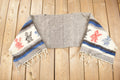 Vintage 1960s Mexican Rug Knit Poncho