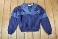 Vintage 1990s Denim Mix Quarter Zip Crewneck Sweatshirt