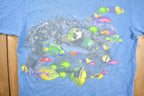 Vintage 1990s Tropical Fish Graphic T-Shirt
