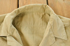 Vintage 1940s WW2 Tank Destroyer Unit Button Up Officer Shirt Men's Medium