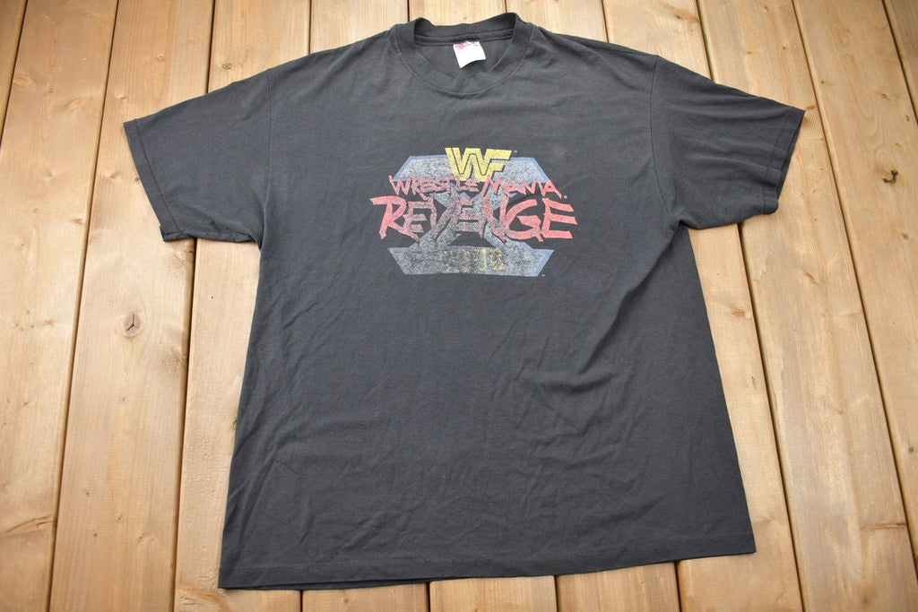 Vintage 1994 WWF X Wrestlemania Revenge Graphic Wrestling T-Shirt