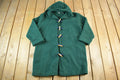 Vintage 1990s The Eagle's Eye Wool Full Length Over Coat Men's Small