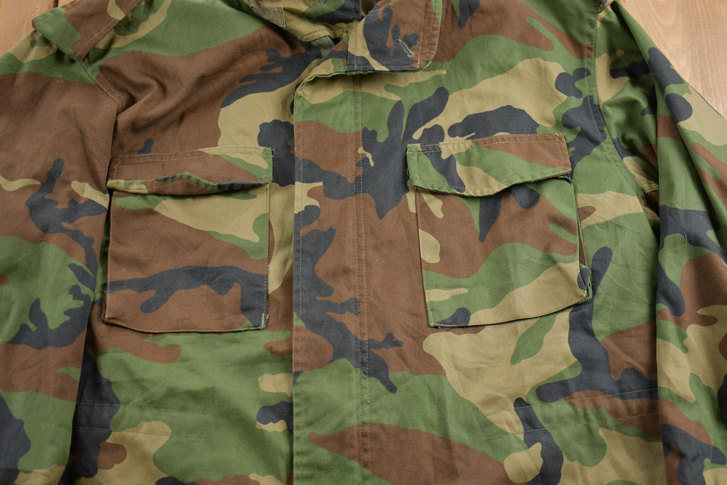 Vintage 1990s Military Camo Jacket