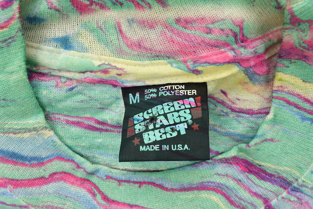 Vintage 90's All Over Marble Print T-Shirt