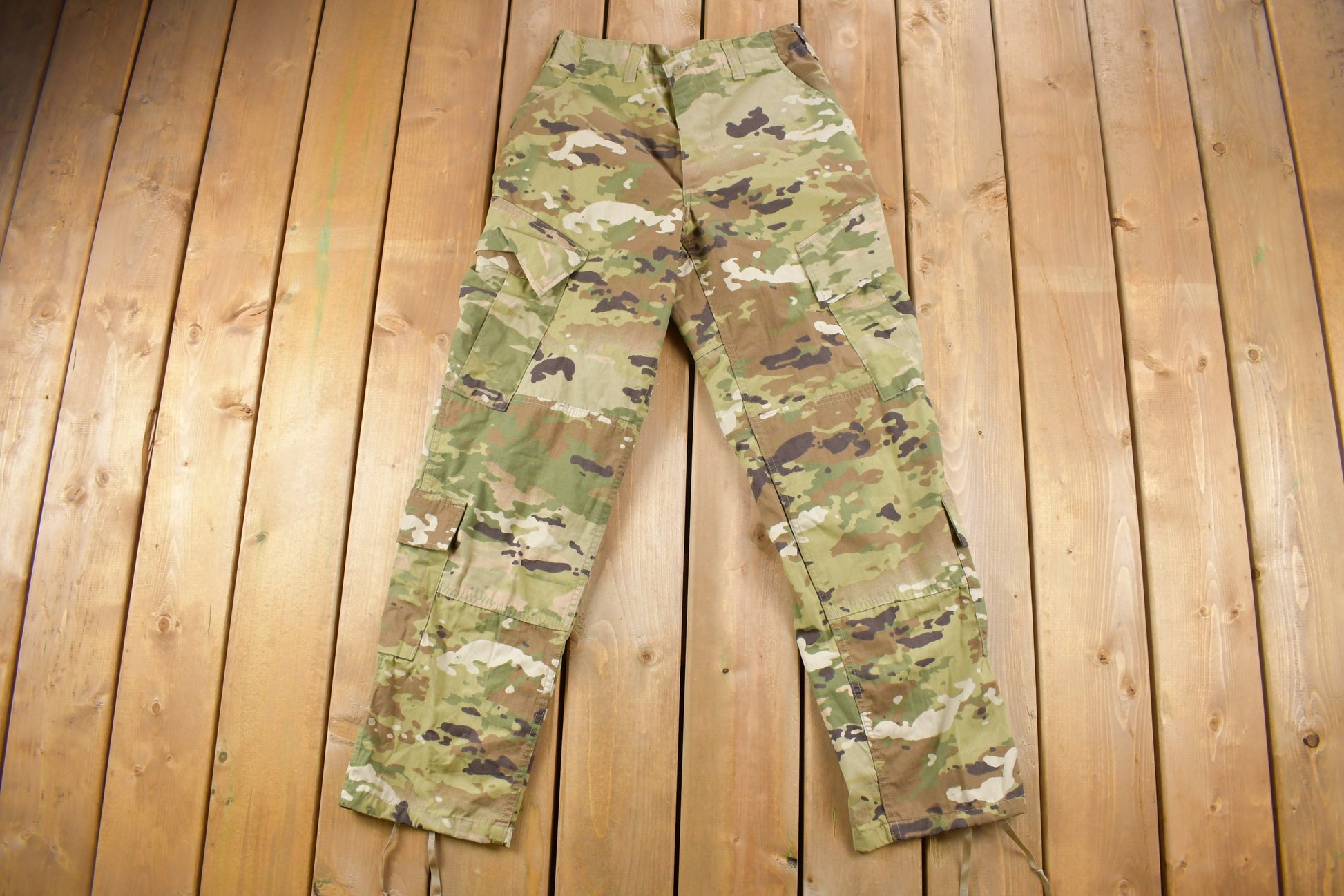 Vintage 1990s Military Desert Camouflage Cargo Pocket Pants 28 x 31