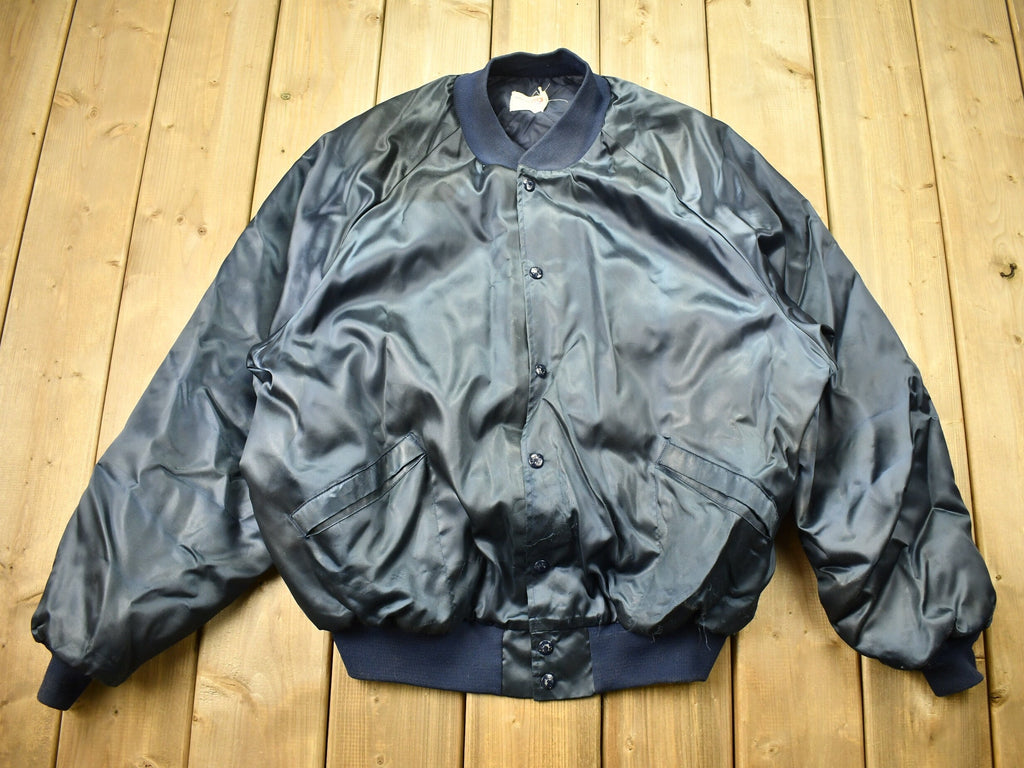 Vintage 1980s Morning Journal Buckeye Publishing Satin Bomber Jacket