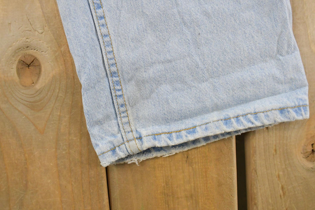 Vintage 1990s Levi's 565 Loose Wide Leg Denim Jeans Women's 28 x 31 / Light Wash / Vintage Denim / Made In USA / 90s Levi's / Distressed