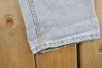 Vintage 1990s Levi's 565 Loose Wide Leg Denim Jeans Women's 28 x 31 / Light Wash / Vintage Denim / Made In USA / 90s Levi's / Distressed