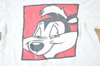 Vintage 1991 Pepe Le Pew Looney Tunes T Shirt Mens M