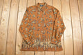 Vintage 1990s Milano Button Up / Abstract Pattern Print / Vintage Button Up / Streetwear Fashion /