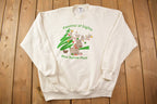 Vintage 1990s Festival Of Lights Blue Spruce Park Crewneck Sweatshirt