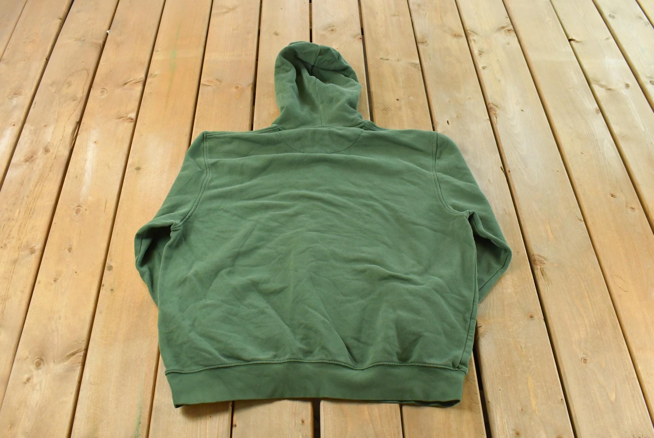 Vintage Y2K Nike Mini Swoosh Hoodie Men's L / Green Nike Hoodie / Nike Swoosh / Embroidered / Nike Hoodie / 00s Nike / Streetwear