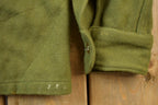 Vintage 1940s WW2 Wool Button Up Infantry Shirt