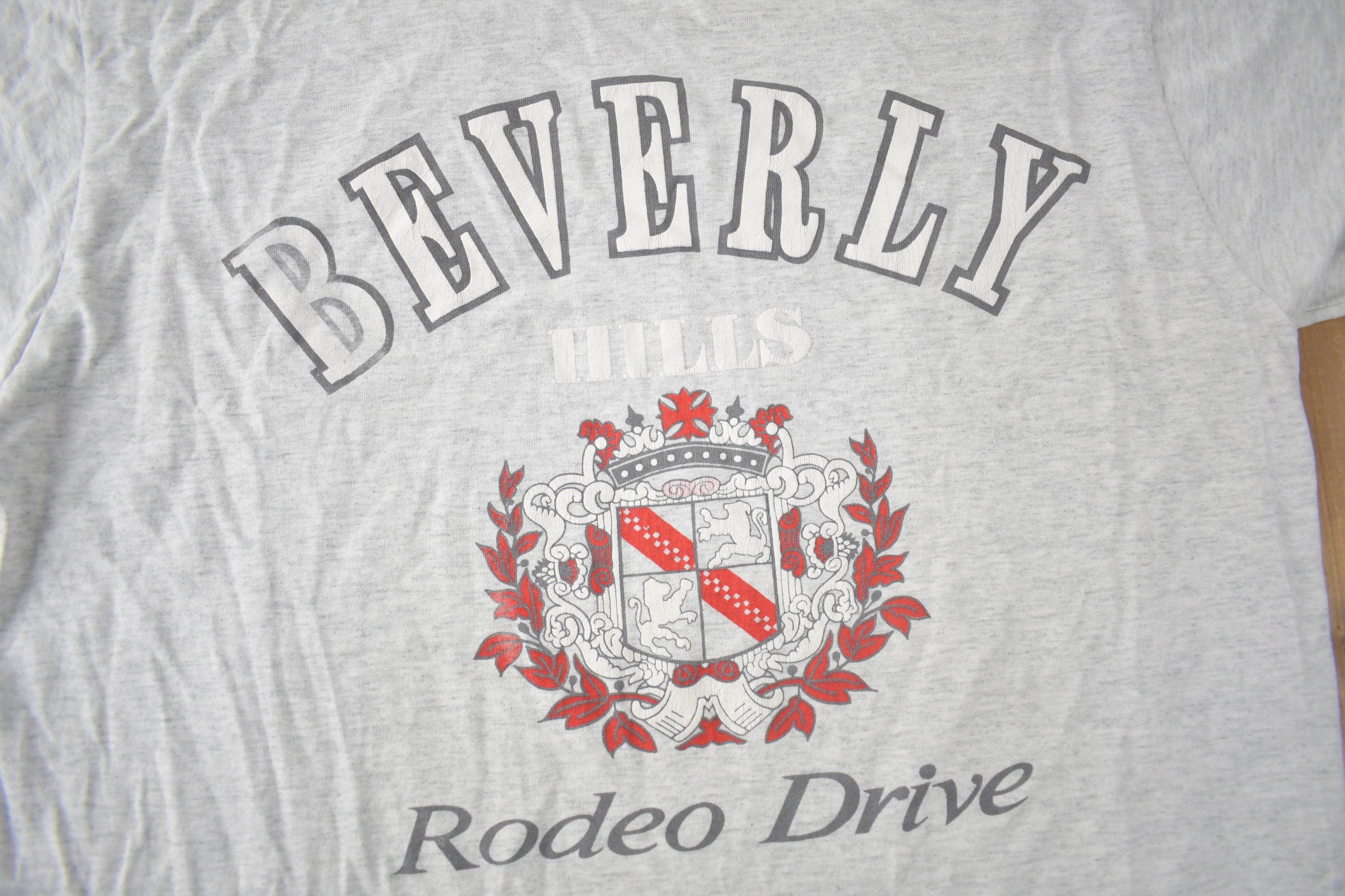 Vintage 1990s Beverly Hills Rodeo Drive Souvenir Travel T Shirt Made In USA