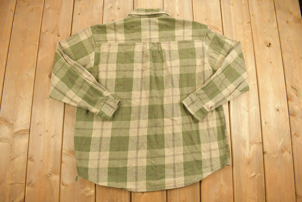 Vintage 1990s Kilimanjaro Plaid Button Up Shirt