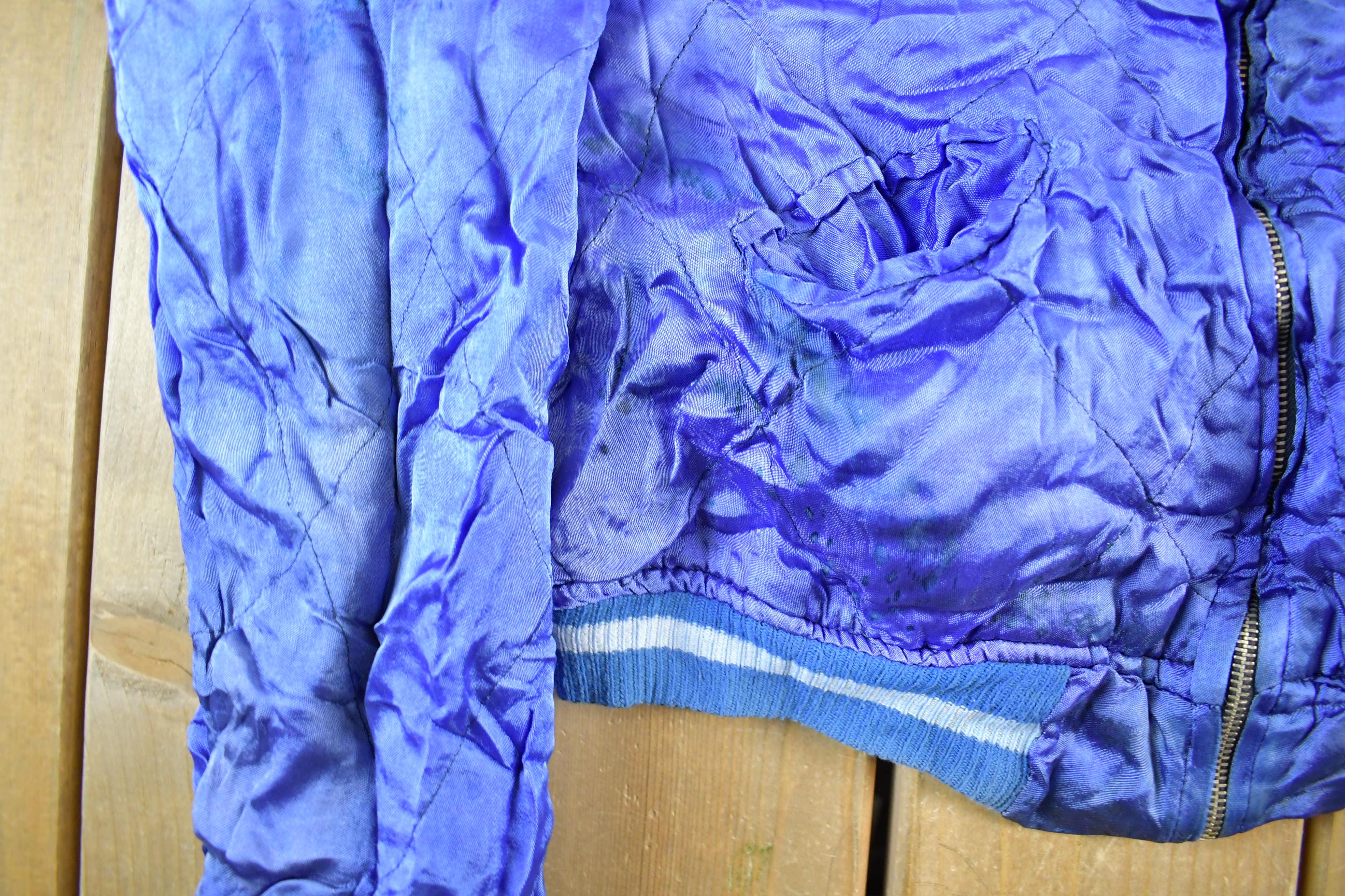 Vintage 1950s 1960s Japan Sukajan Souvenir Bomber Jacket Men's S