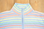 Vintage 1990's SAG Harbour Rainbow Striped Zip Up Jacket