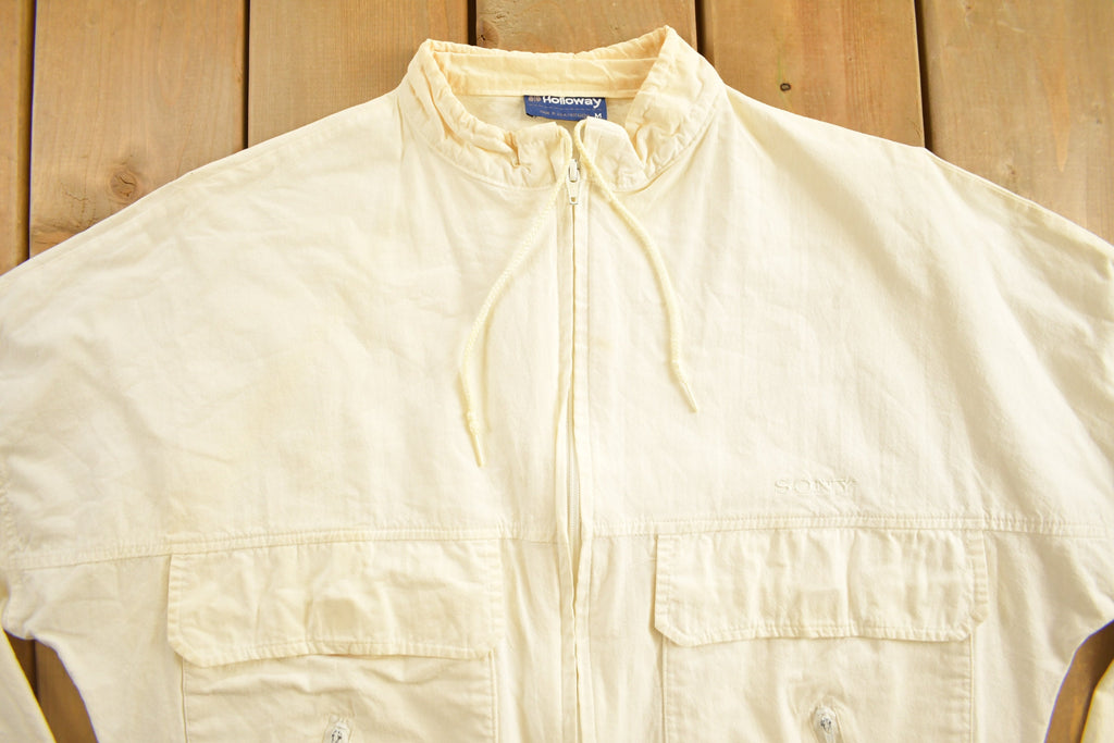 Vintage 1990s Holloway Sony Embroidered Windbreaker Jacket