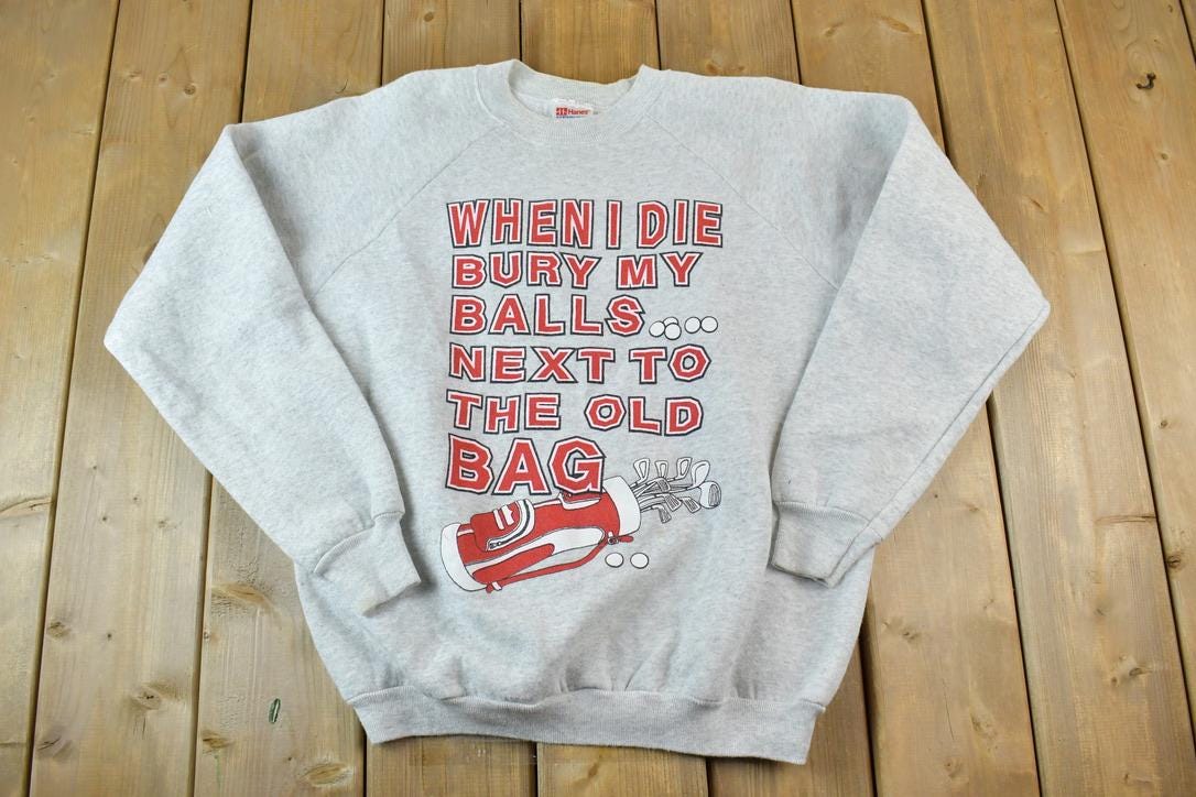 Vintage 1990s Golfing Life Crewneck Sweatshirt