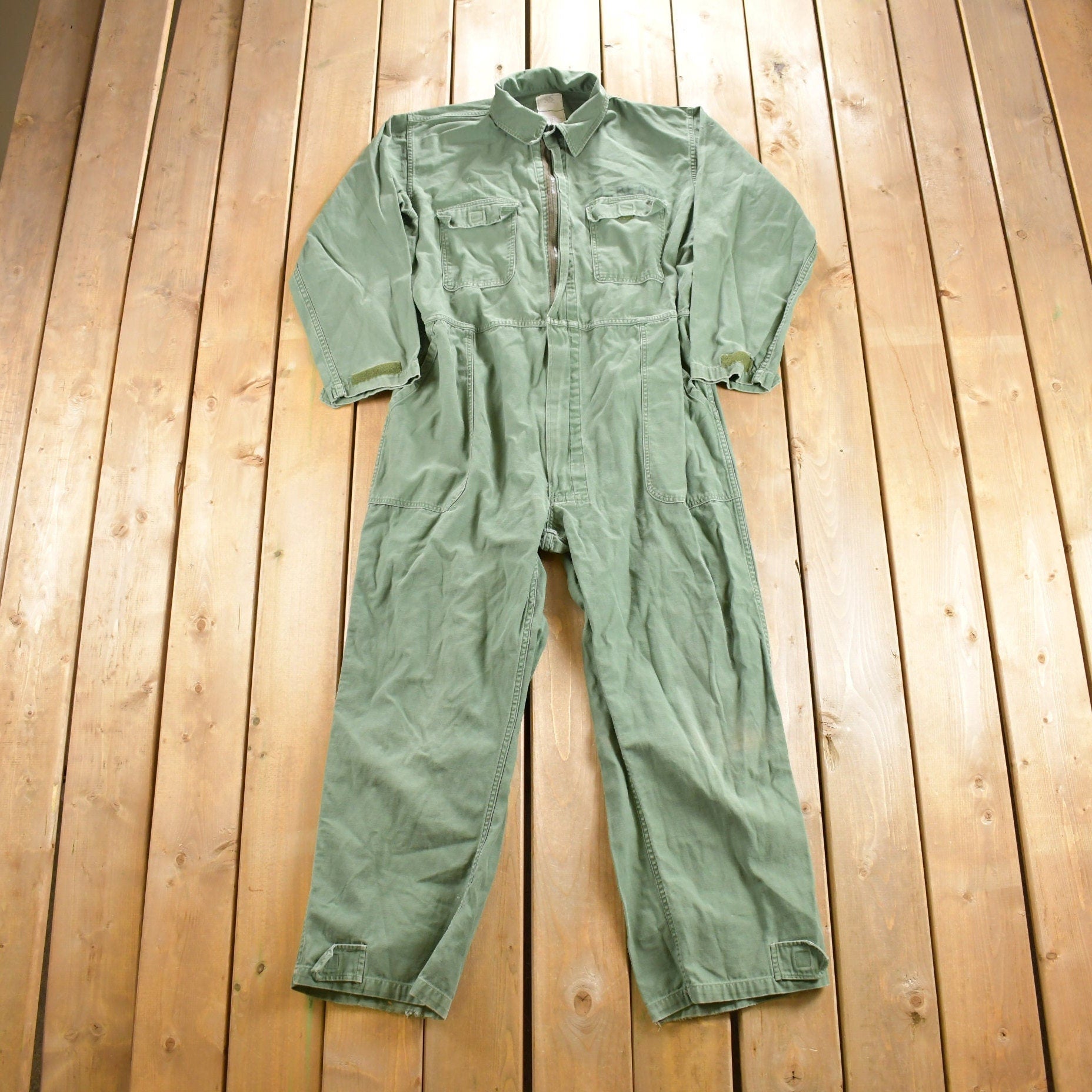 Vintage 1997 Military Type 1 Sateen Coveralls Jumpsuit Size X-Large