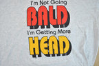 Vintage 1990s Balding Joke Cartoon Souvenir T-Shirt
