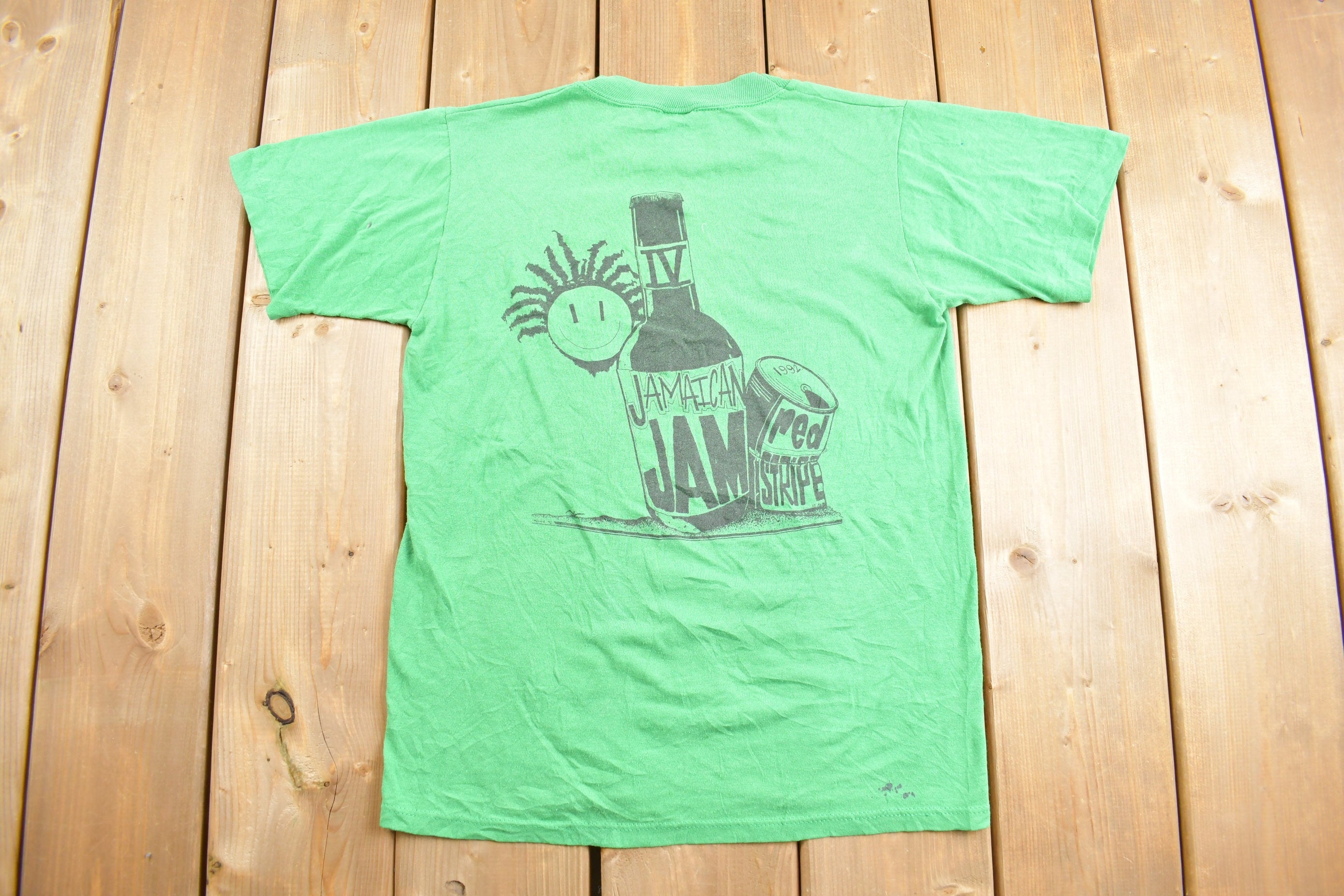Vintage 1992 The Jam Jamaica Graphic T Shirt
