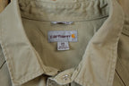 Vintage Y2K Carhartt "Aqua" Pearl Snap Heavy Work-shirt -2XL