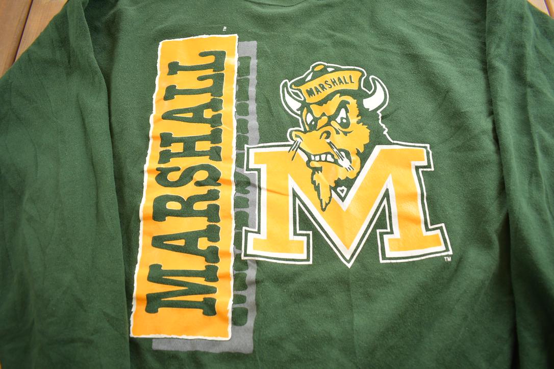 Vintage 1990s Marshall University Crewneck Made In USA